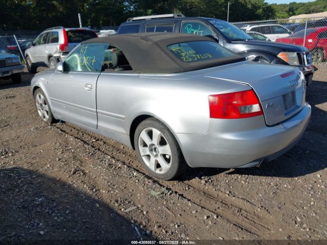 2003 AUDI A4 WAUAC48H63K025892 Photo 2