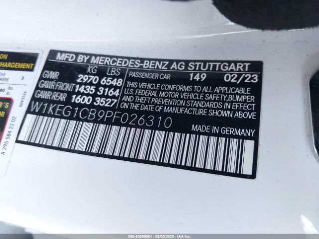 2023 MERCEDES-BENZ EQE 350 W1KEG1CB9PF026310 Photo 8