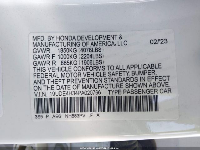 2023 ACURA INTEGRA 19UDE4H34PA020766 Photo 8