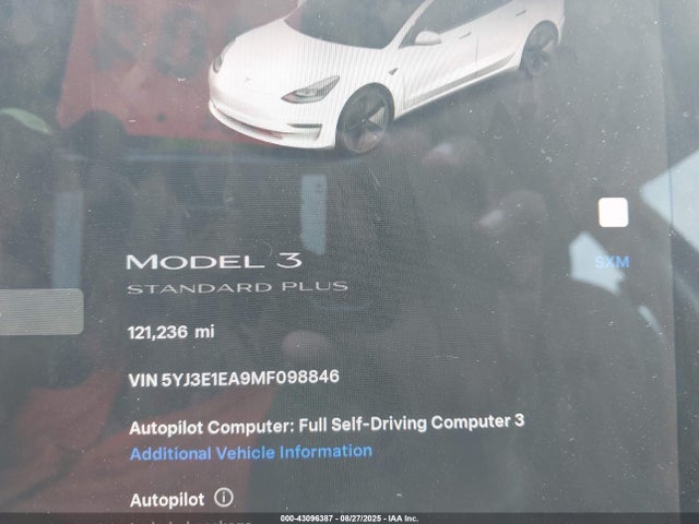 2021 TESLA MODEL 3 5YJ3E1EA9MF098846 Photo 6