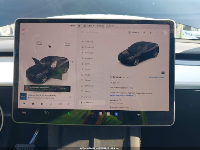 7SAYGDED0RF014743 Tesla Model Y Rwd