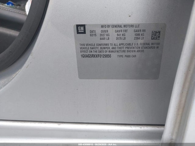 2015 CADILLAC ATS 1G6AG5RXXF0129856 Photo 8