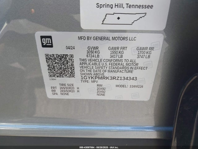 2024 CADILLAC LYRIQ 1GYKPMRK3RZ134343 Photo 8