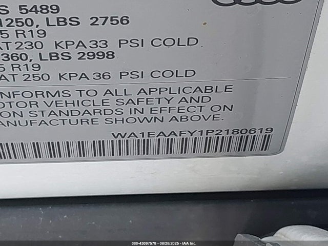 2023 AUDI Q5 WA1EAAFY1P2180619 Photo 8
