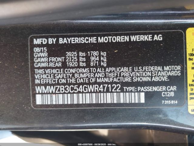 2016 MINI COUNTRYMAN WMWZB3C54GWR47122 Photo 8