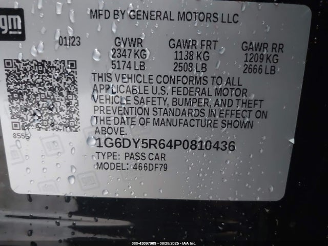 2023 CADILLAC CT5-V 1G6DY5R64P0810436 Photo 8