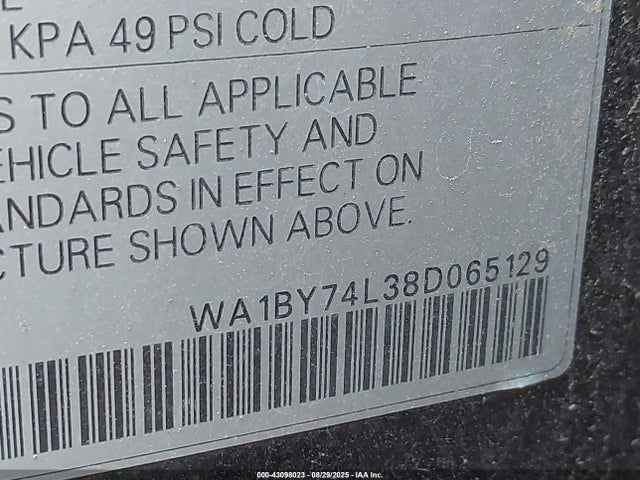 2008 AUDI Q7 WA1BY74L38D065129 Photo 8