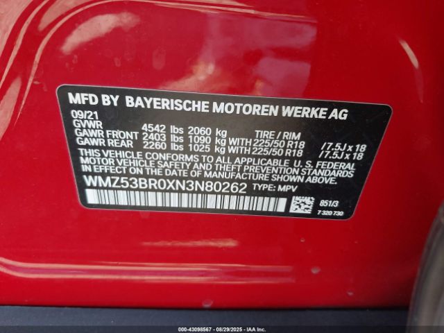 2022 MINI COUNTRYMAN WMZ53BR0XN3N80262 Photo 8