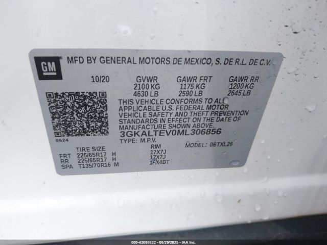 2021 GMC TERRAIN 3GKALTEV0ML306856 Photo 8