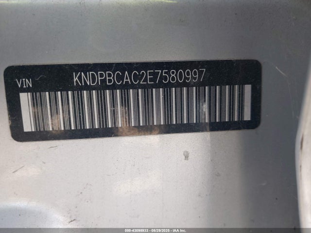 KNDPBCAC2E7580997 KIA dohc gdi theta ii