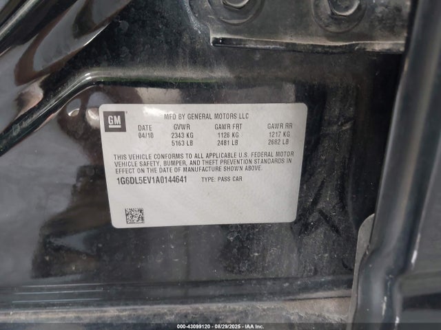 2010 CADILLAC CTS 1G6DL5EV1A0144641 Photo 8