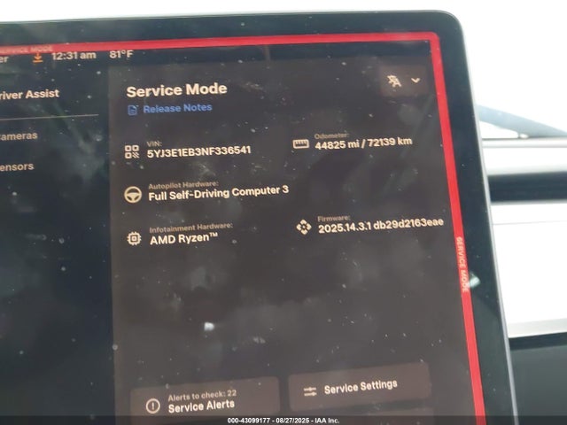 2022 TESLA MODEL 3 5YJ3E1EB3NF336541 Photo 6