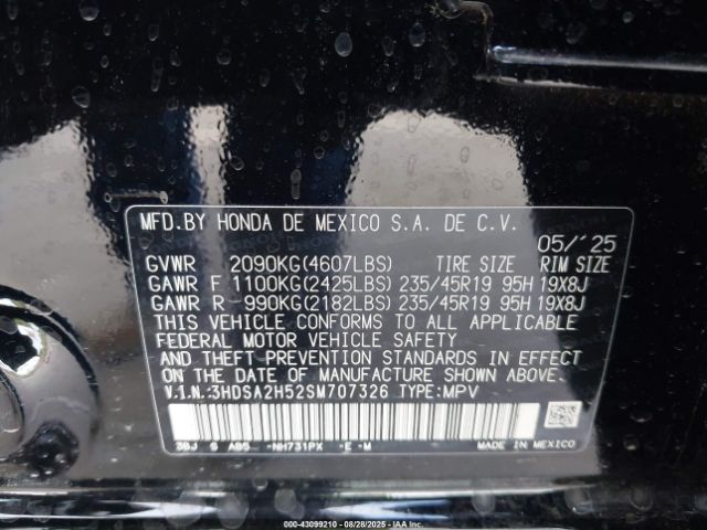 2025 ACURA ADX 3HDSA2H52SM707326 Photo 8