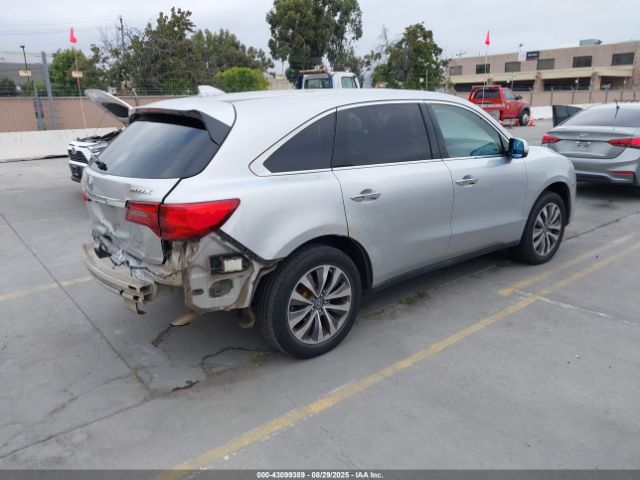 2014 ACURA MDX 5FRYD3H40EB015413 Photo 3
