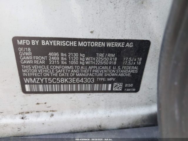 2019 MINI COUNTRYMAN WMZYT5C58K3E64303 Photo 8