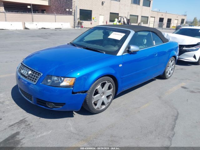 2005 AUDI S4 WUARL48H65K901923 Photo 1