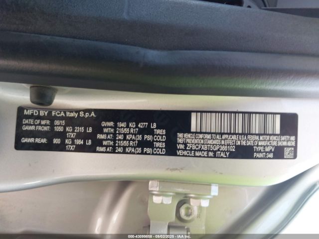 2016 FIAT 500X ZFBCFXBT5GP366102 Photo 8