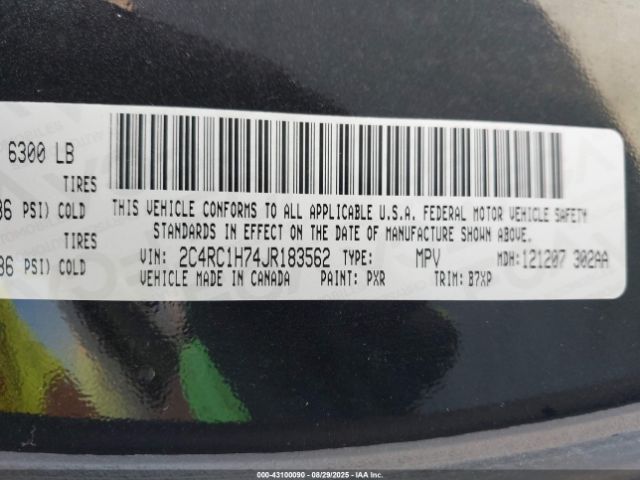 2018 CHRYSLER PACIFICA HYBRID 2C4RC1H74JR183562 Photo 8