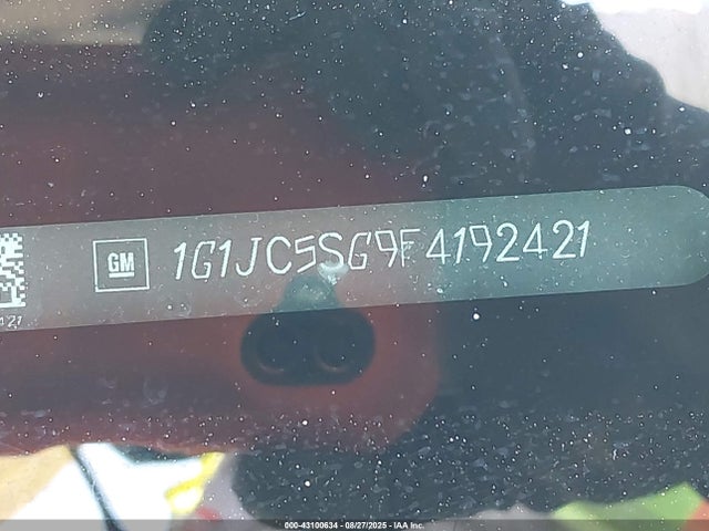 1G1JC5SG9F4192421 Chevrolet lwe