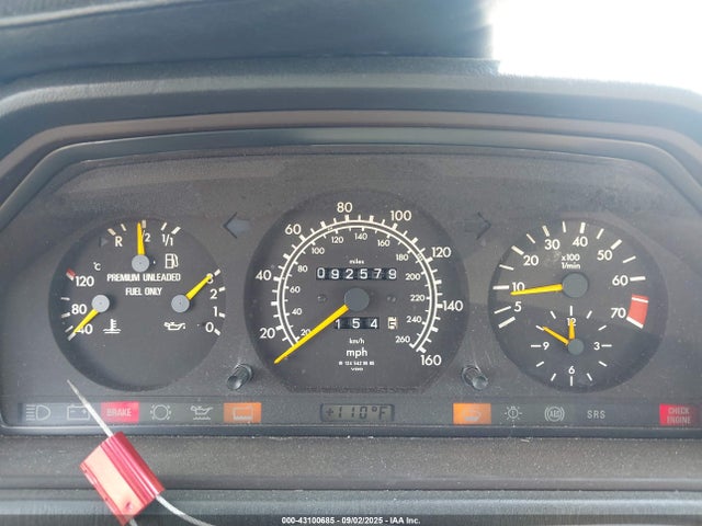 43100685 :رقم المزاد ، WDBEA66EXSC279188 vin ، 1995 Mercedes-benz E 320 مزاد بيع