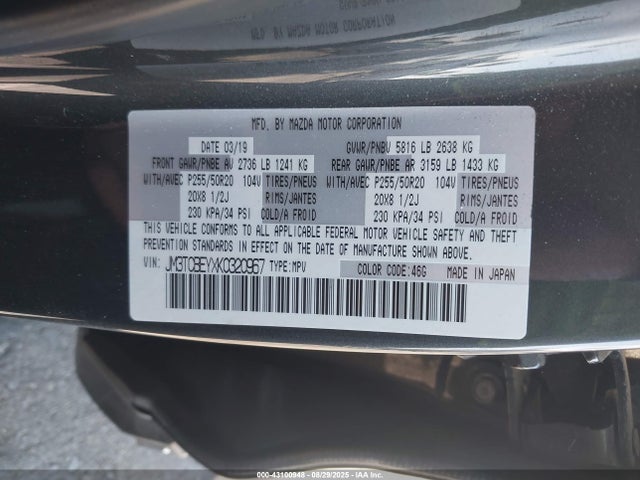 JM3TCBEYXK0320967 Mazda py turbo
