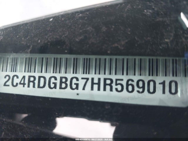 2C4RDGBG7HR569010 Dodge 2017