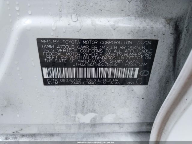 2024 LEXUS IS 350 JTHGZ1B21R5075555 Photo 8