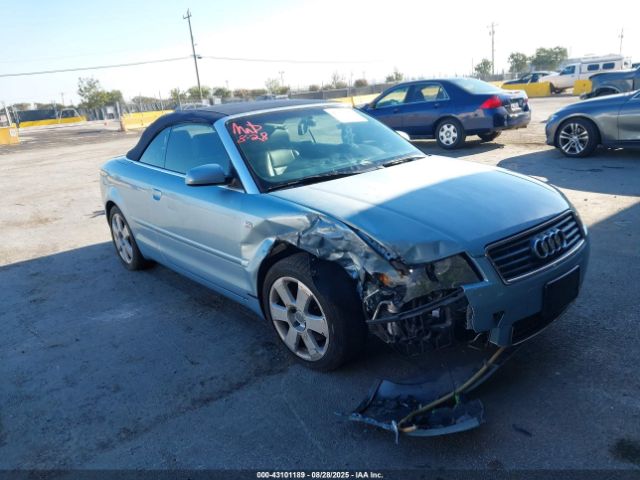 2003 AUDI A4 WAUAT48H93K008892