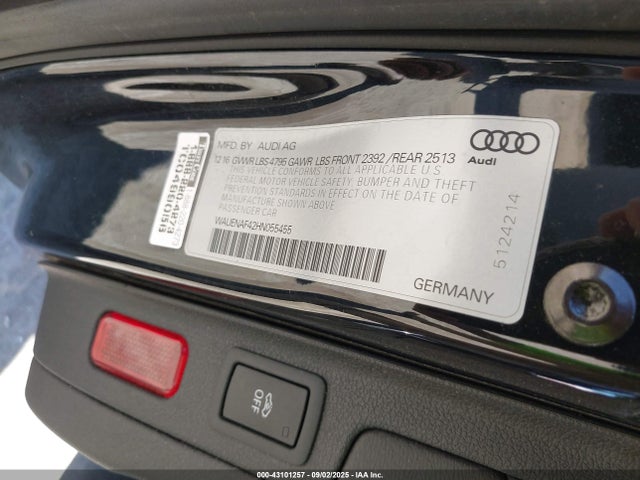 WAUENAF42HN055455 Audi A4