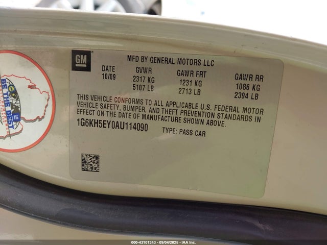 2010 CADILLAC DTS 1G6KH5EY0AU114090 Photo 8