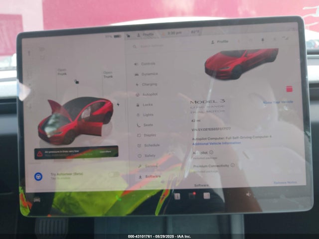 2025 TESLA MODEL 3 5YJ3E1EB8SF017177 Photo 6