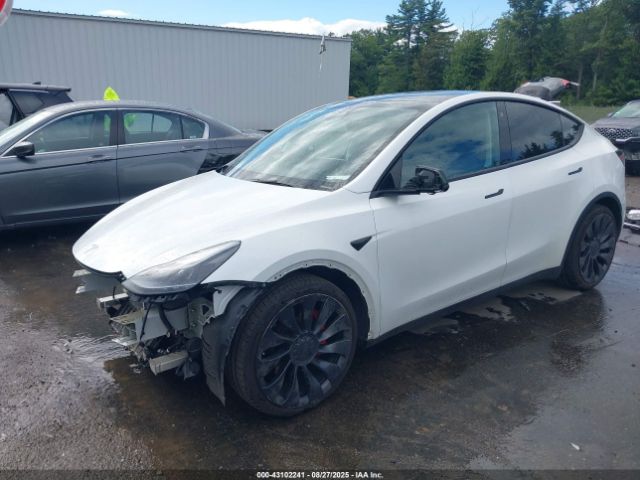 2022 TESLA MODEL Y 7SAYGDEF7NF540878 Photo 1