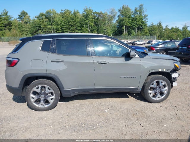 43102263 :رقم المزاد ، 3C4NJDCB2MT570386 vin ، 2021 Jeep Compass Limited 4x4 مزاد بيع