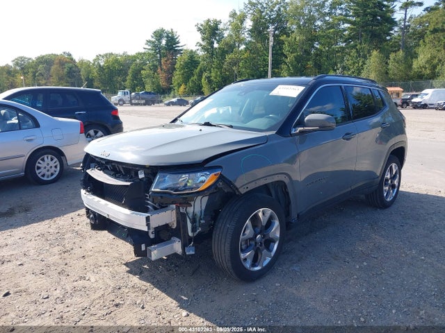 43102263 :رقم المزاد ، 3C4NJDCB2MT570386 vin ، 2021 Jeep Compass Limited 4x4 مزاد بيع