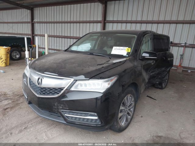 2014 ACURA MDX 5FRYD4H67EB040025 Photo 1
