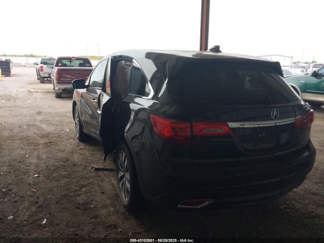 2014 ACURA MDX 5FRYD4H67EB040025 Photo 2