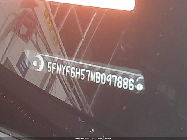 5FNYF6H57MB097886 Honda j35y6