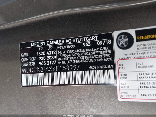 2019 MERCEDES-BENZ SLC 300 WDDPK3JAXKF158997 Photo 8