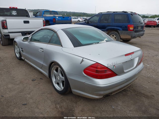 Продаж на аукціоні авто 2003 Mercedes-benz Sl 500, vin: WDBSK75F33F002138, номер лоту: 43103455