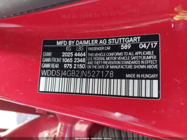 2018 MERCEDES-BENZ CLA 250 WDDSJ4GB2JN527178 Photo 8