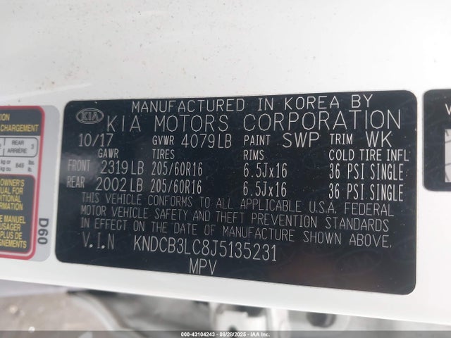 KIA gdi 2018 KNDCB3LC8J5135231 Image 9
