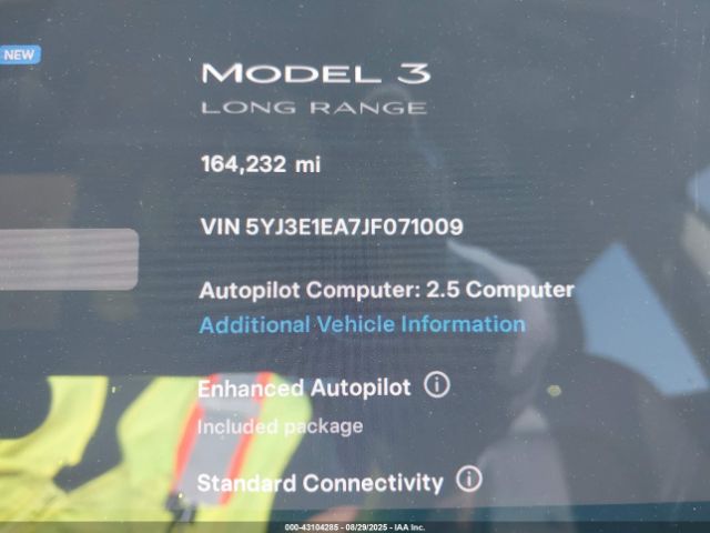 2018 TESLA MODEL 3 5YJ3E1EA7JF071009 Photo 6