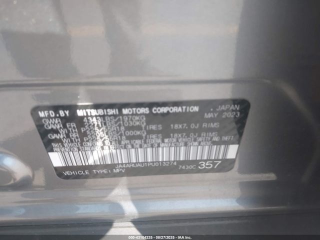 2023 MITSUBISHI OUTLANDER SPORT JA4ARUAU1PU013274 Photo 8