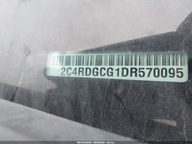 Продаж на аукціоні авто 2013 Dodge Grand Caravan Sxt, vin: 2C4RDGCG1DR570095, номер лоту: 43104330