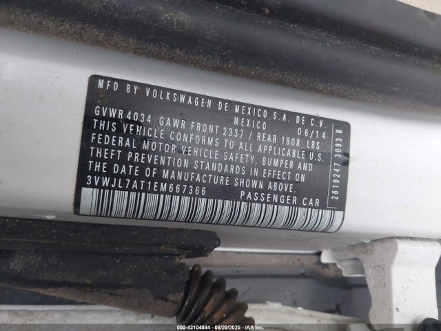 3VWJL7AT1EM667366 Volkswagen Tdi
