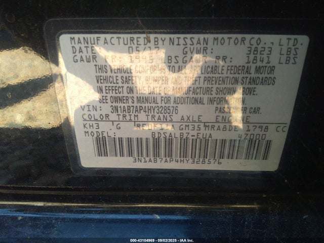 Nissan 2017 2017 3N1AB7AP4HY328576 Image 9