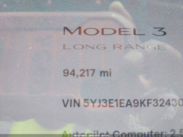 2019 TESLA MODEL 3 5YJ3E1EA9KF324302 Photo 6