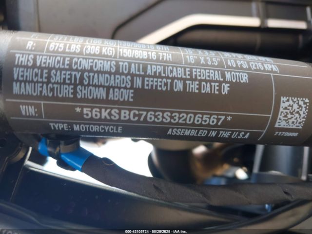 2025 INDIAN MOTORCYCLE CO. SCOUT 56KSBC763S3206567 Photo 9