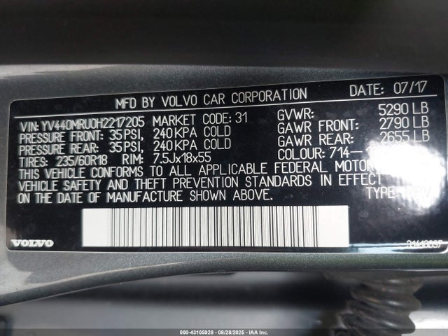 YV440MRU0H2217205 Volvo b42204t