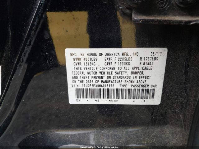 2017 ACURA ILX 19UDE2F30HA015153 Photo 8